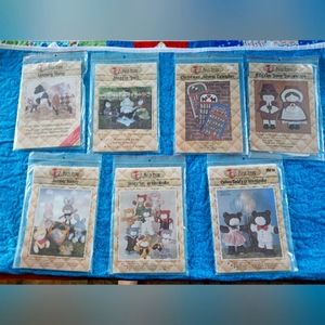 Patch Press Craft patterns - set of seven